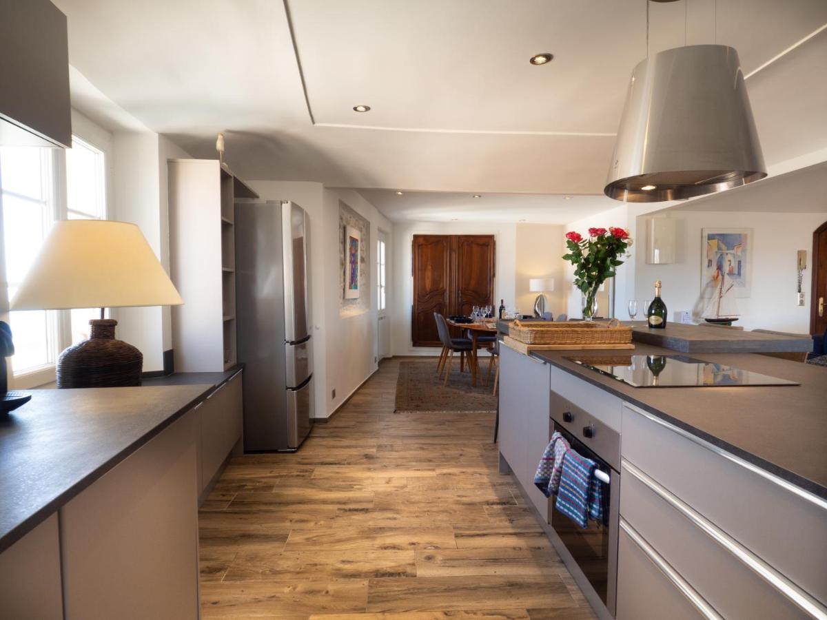 Charmant Appartement Spacieux Pour 6P Vue Mer Vieil อองทีบส์ ภายนอก รูปภาพ