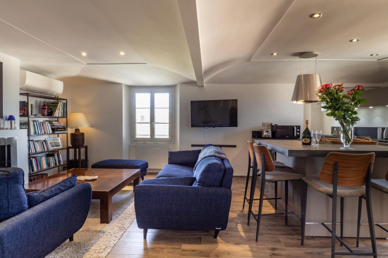 Charmant Appartement Spacieux Pour 6P Vue Mer Vieil อองทีบส์ ภายนอก รูปภาพ
