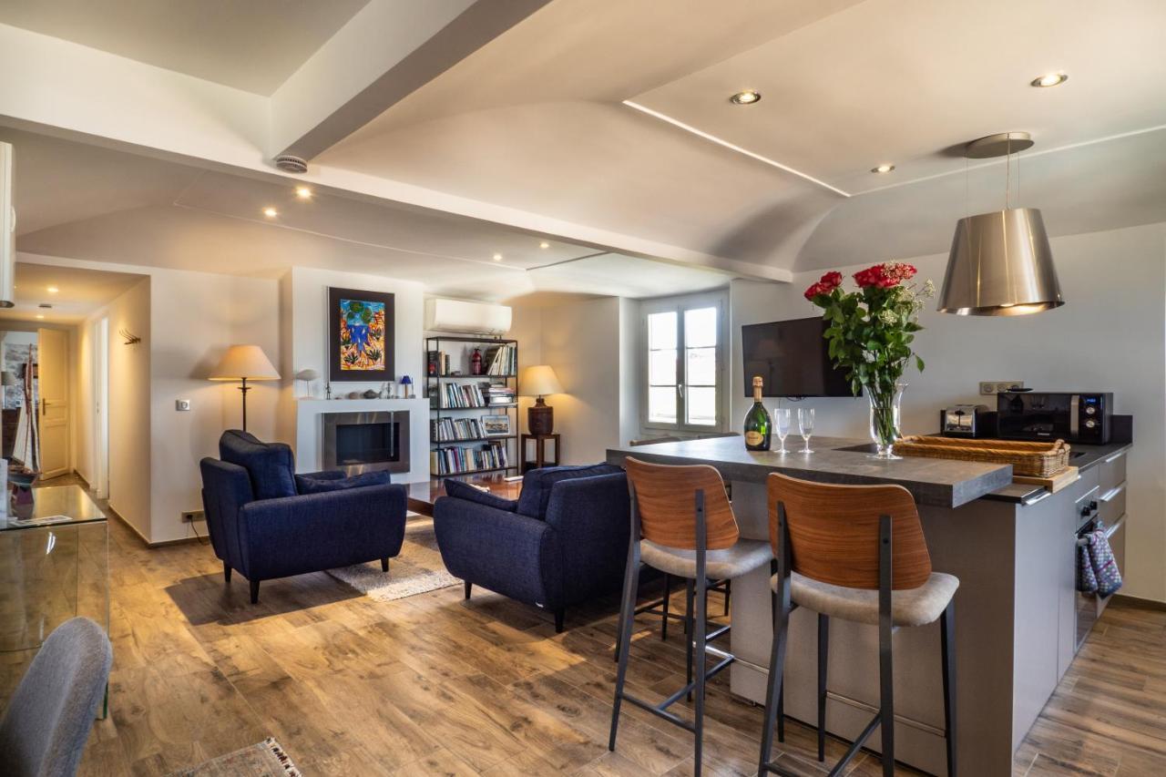 Charmant Appartement Spacieux Pour 6P Vue Mer Vieil อองทีบส์ ภายนอก รูปภาพ