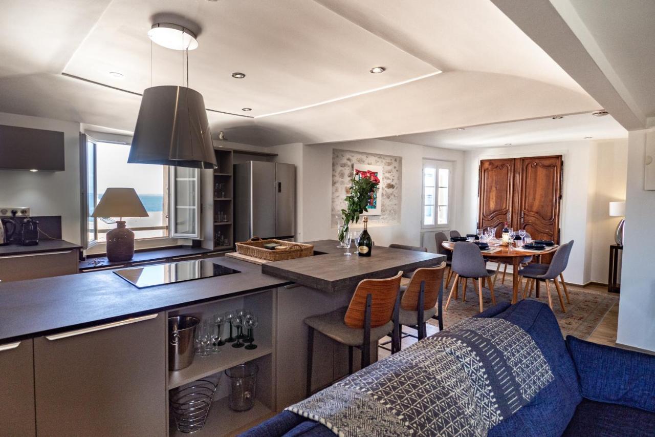Charmant Appartement Spacieux Pour 6P Vue Mer Vieil อองทีบส์ ภายนอก รูปภาพ